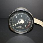 A classic car tachometer that needed replacement decals for a classic car.