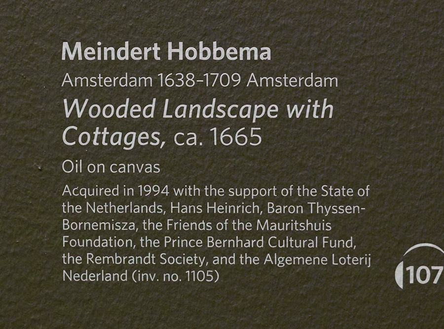 A closeup photo of the museum caption rubbed on the wall. The detail shows the quality of our custom wall transfers.